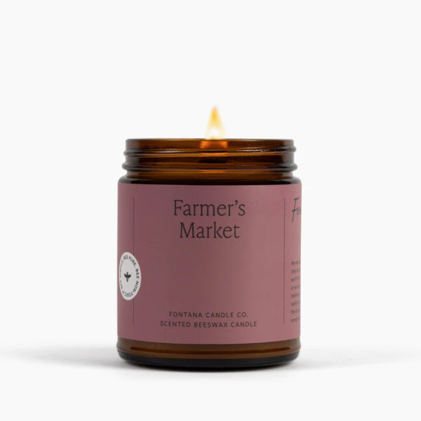 Farmer's Market Beeswax Candle