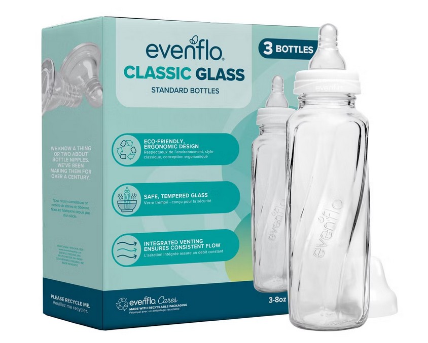 EvenFlo Glass Bottles Bottle Nipples Radiant Life