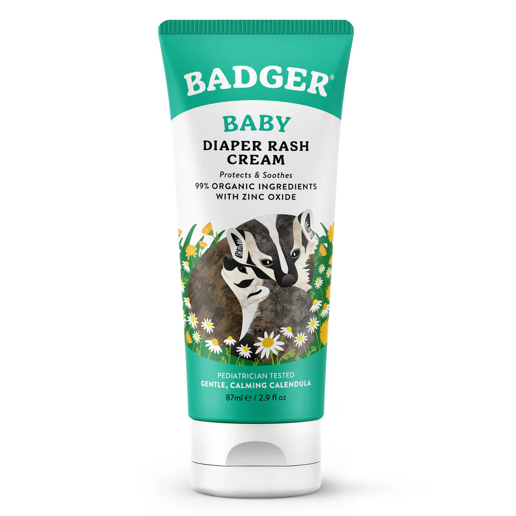 Badger Organic Zinc Oxide Diaper Cream Radiant Life