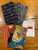 Contents of the  Brights/Blues Kit: 3 bright fat quarters of japanese cotton; 3  fat quarters of japanese linen-feel cotton in indigo prints, Ichiba bag pattern, thread for topstitching, iron-on padding for handle PLUS pattern