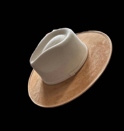 Half Crown & Half Brim 2 Tone Hat