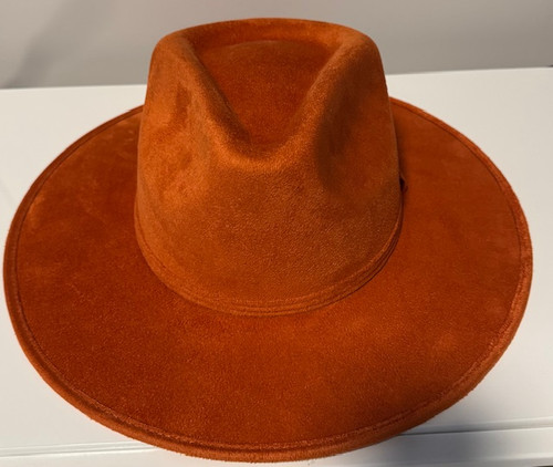 VEGAN SUEDE RANCHER RUST