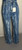 High Waisted Baggy Marbled Acid Jeans