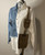 Denim Contrast Cargo Look Shirt