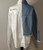 Denim Contrast Cargo Look Shirt
