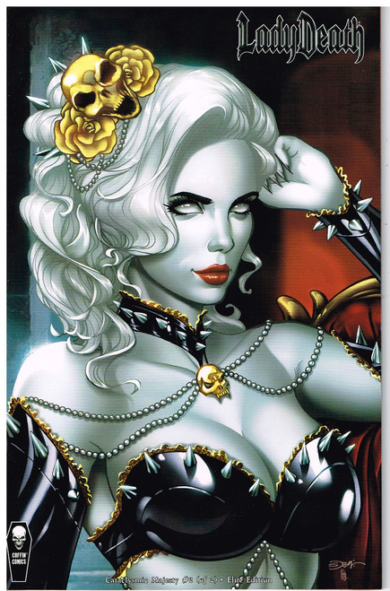 Other Independent Lady Death Cataclysmic Majesty #2 Cover E 110 Var NM 2022 Coffin