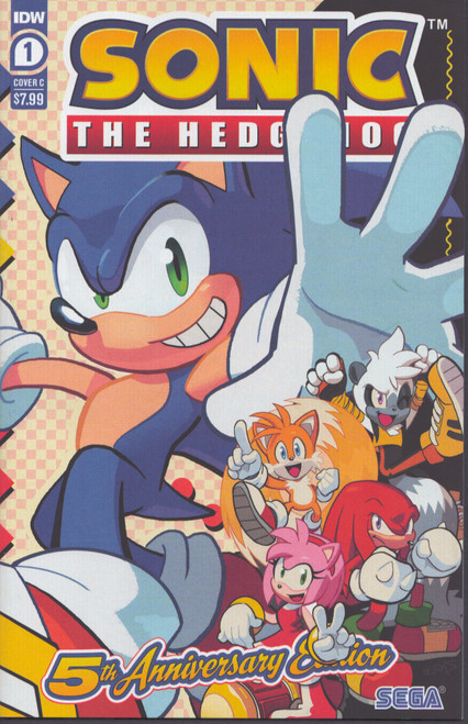 Other Independent Sonic the Hedgehog #1 5th Annv Ed Cvr C Yardley VF- 2023 IDW 