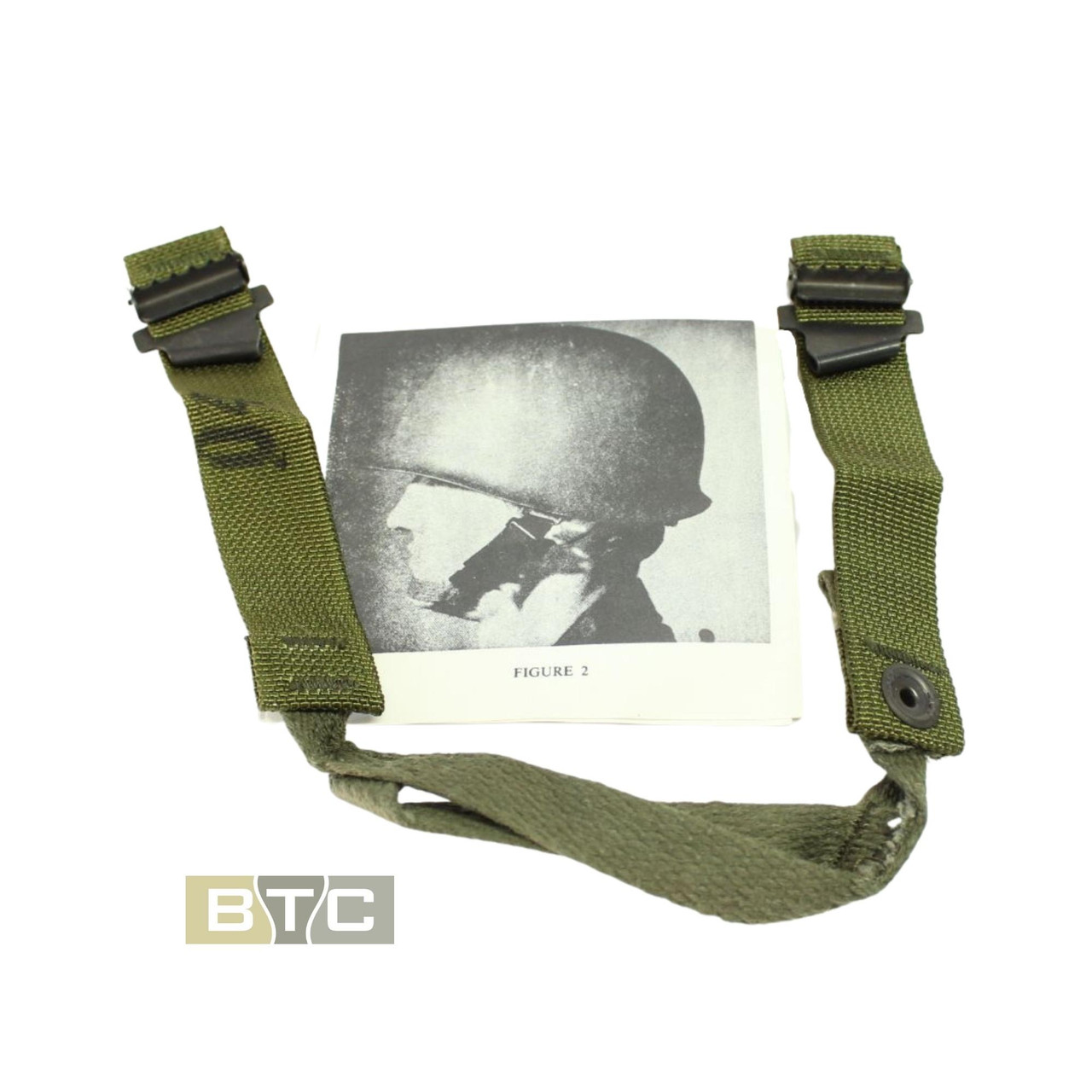 【激レア】US ARMY ROTC 首かけストラップ US Army M1 Combat Helmet Chinstrap - Unissued