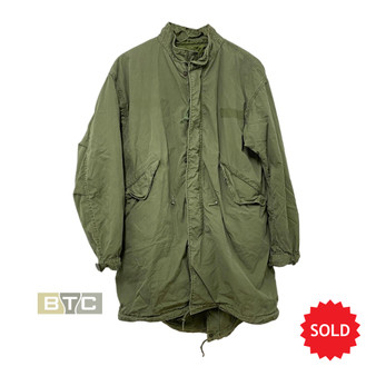 US M65 Fishtail Parka with Liner - Size Ex/Small-Regular - 1972