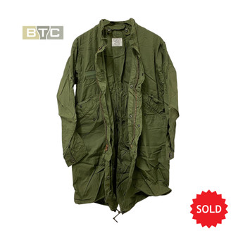 US M65 Fishtail Parka with Liner - Size Ex/Small-Regular - 1972