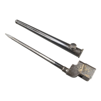Bayonet, Enfield WW2 No4 Mk2* Spike & Scabbard for No4 303 Rifle