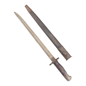 Bayonet & Scabbard, British WW1 P1907 .303 - Sanderson 1917
