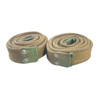 Rifle Slings, Australian Army Khaki/Green Long Web .303/SLR/Bren - Original
