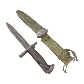 Bayonet & Scabbard, US WW2 M1 Garand  - Korean Refurbished
