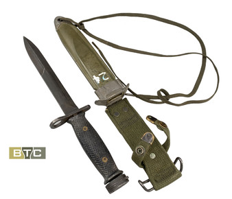 Bayonet M4 with Scabbard - K-M4 Marked