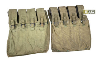 SMG Mag Pouches, Australian Army Vietnam War F1/Sterling x 2 -1967