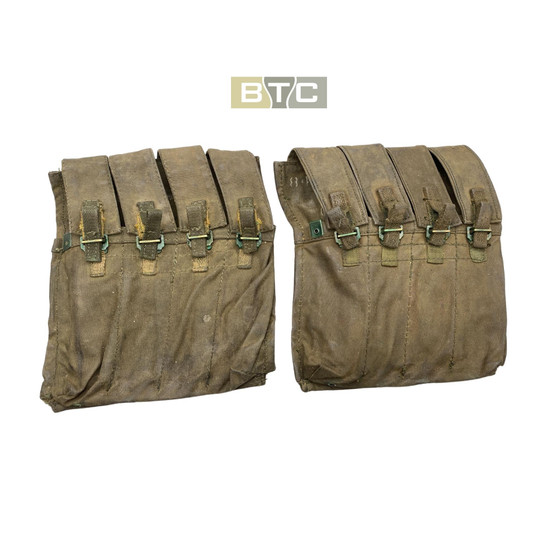 Australian Army Vietnam War F1/Sterling  SMG Mag Pouches- Early 1966