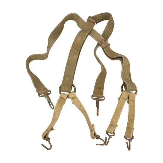 Combat Suspenders, US Marine Corps WW2 M1941 - Original USGI Combat Suspenders, US Marine Corps WW2 M1941 - Original USGI