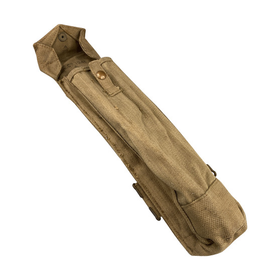 Magazine Pouch, British/Australian WW2 Lanchester SMG 50rd  - Original