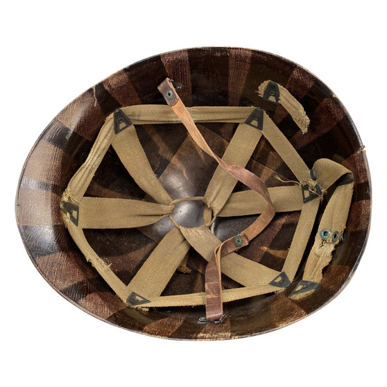 Helmet  Liner, US WW2 M1 Steel Combat - Original WW2 Westinghouse Company