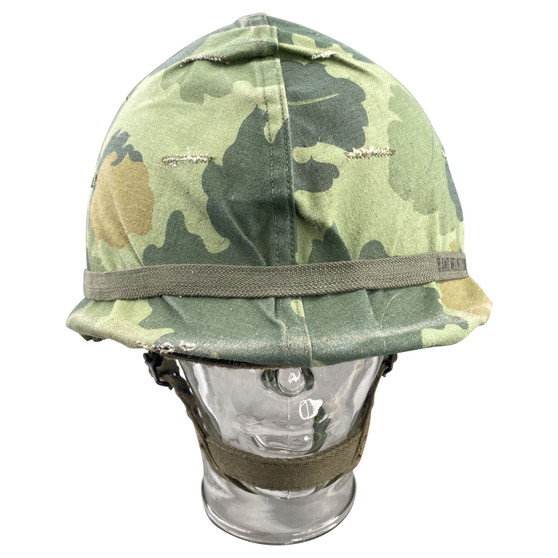 Helmet & Liner, US Army M1C Vietnam War Parachutist  - Original
