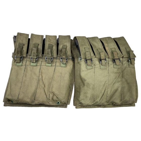 SMG Mag Pouches, Australian Army Vietnam War F1/Sterling x 2 - 1967