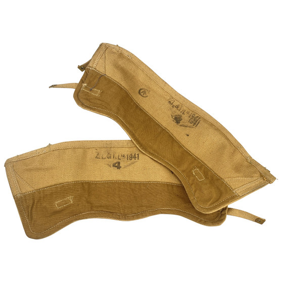 Ankle Gaiters, Canvas, Australian Army WW2  - Original 1941 Unissued