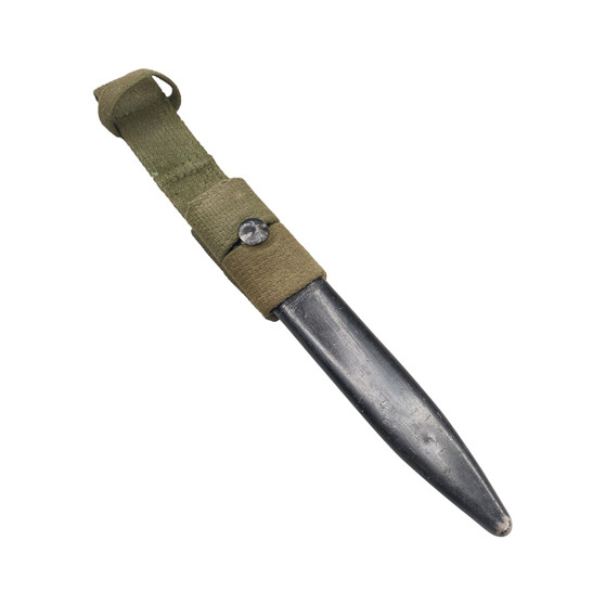 Bayonet Scabbard & Green Frog, British/Australian No5 Jungle Carbine/SLR - Original