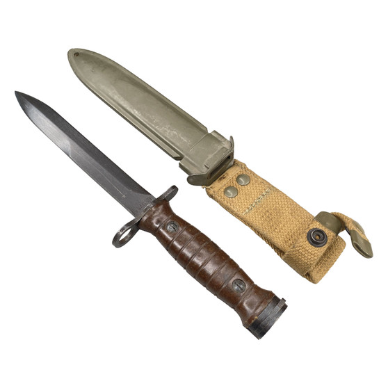 Bayonet, M1 Carbine With Scabbard, Italian  Manufactured