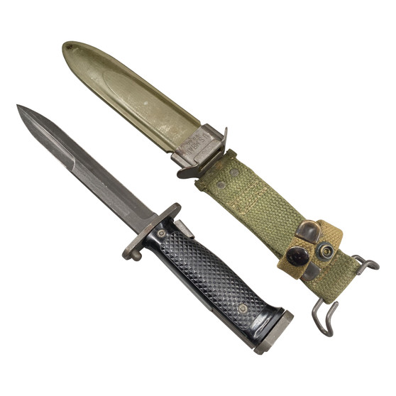 Bayonet & Scabbard, US M5 Garand - Original - J & D Tool Co
