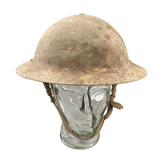Steel Helmet , Australian WW2 RAAF - Original Owner Marked