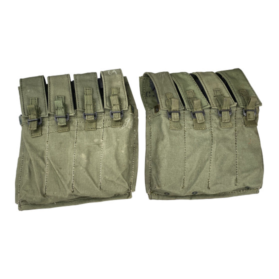 SMG Mag Pouches, Australian Army Vietnam War F1/Sterling x 2 - 1968