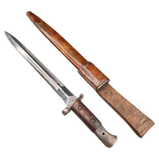 Bayonet & Scabbard, British P1903 Converted - Original