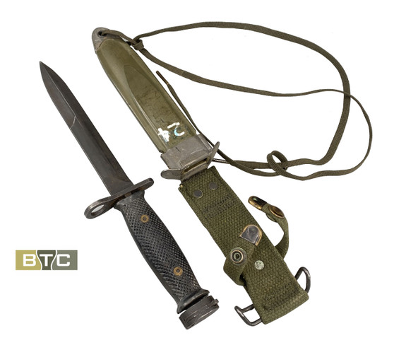 Bayonet M4 with Scabbard - K-M4 Marked