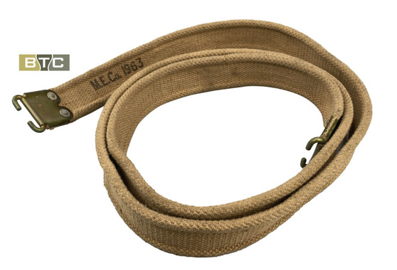 Rifle Sling, British/Australian Enfield 303 Khaki Long - M.E. Co 1963
