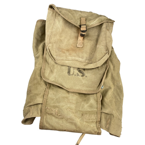 Backpack, US Army, Khaki, WW2 M1928 - 1942 - Original