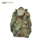 Back photo of the army parka with hood