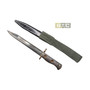 Bayonet, British L1A3 SLR with Scabbard & Frog