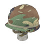 Helmet, US M1 Combat With Liner & Woodland  Camo Cover - Original USGI