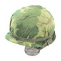 US Army Steel Combat Helmet, Vietnam War M1C Parachutist with Liner & Mitchell Cover - Original