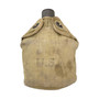 Canteen, Khaki Cover & Cup Set, US Army WW1/2 - Original 1942
