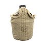 Canteen, Khaki Cover & Cup Set, US Army WW2 -  Original 1944 D-Day Dated