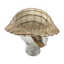 Steel Helmet & Camo Net , Australian WW2 Army - Original 1942 Size 7 1/2