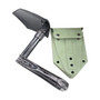Trifold Entrenching Tool with Carrier, US Army GI Issue - Original Ames 1981