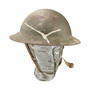 Steel Helmet , Australian WW2 RAAF - Original 461 Squadron Air Gunner