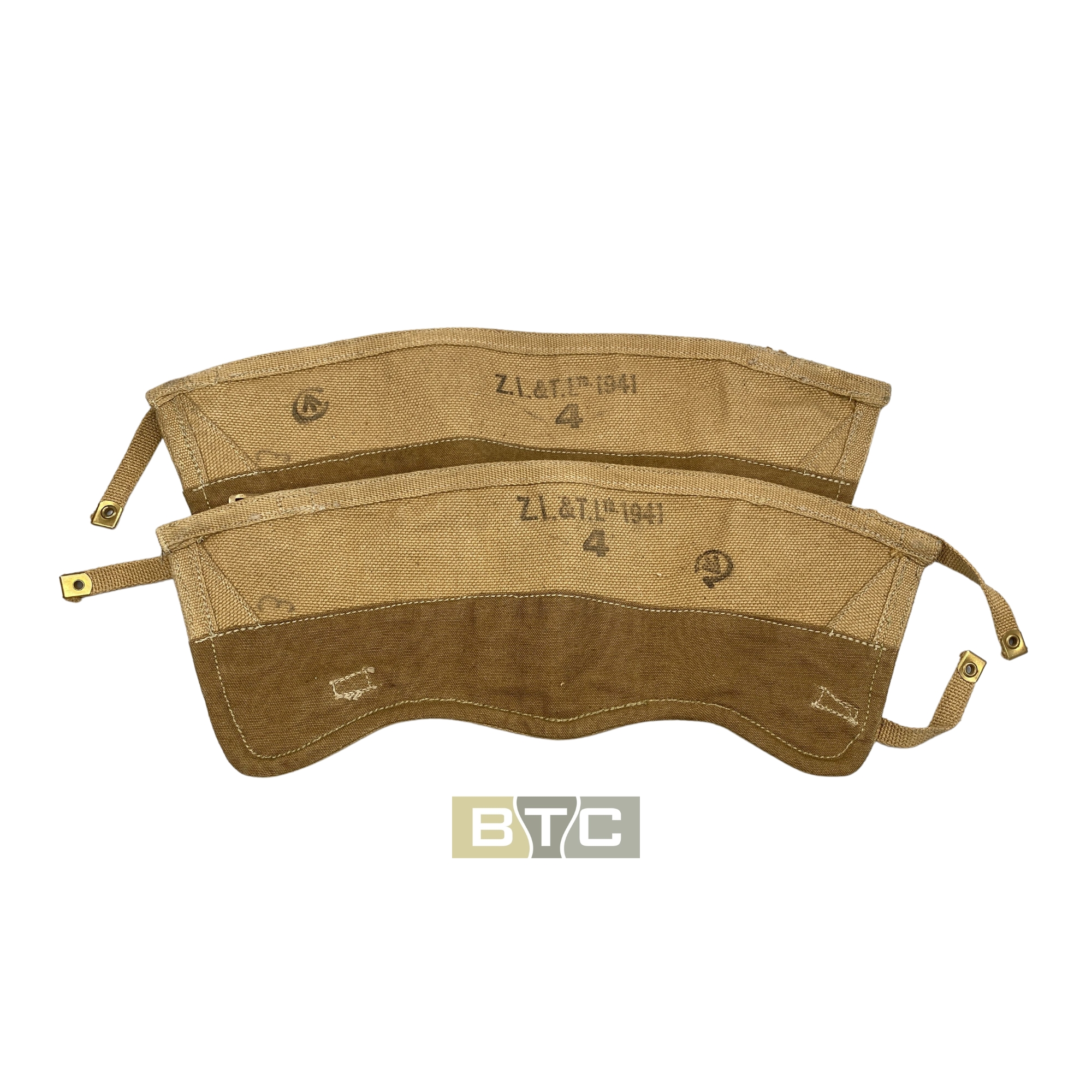 Australian Army WW2 Canvas Ankle Gaiters Original 1941 Unissued