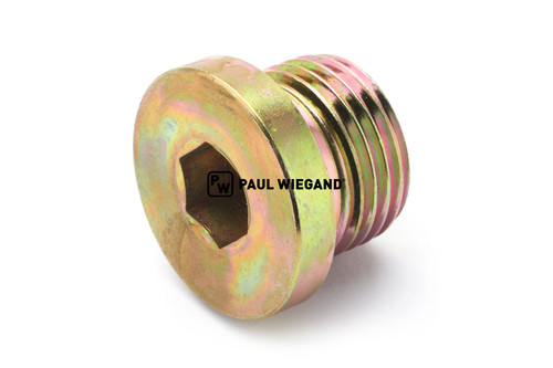 Verschlussschraube mit Innensechskant DIN/ISO 2353/8434-1 G1/2" ED verzinkt (93000479)