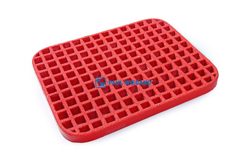 Trittbrettrost Zöller links/rechts GFK l: 456 b: 356 rot (11510057)