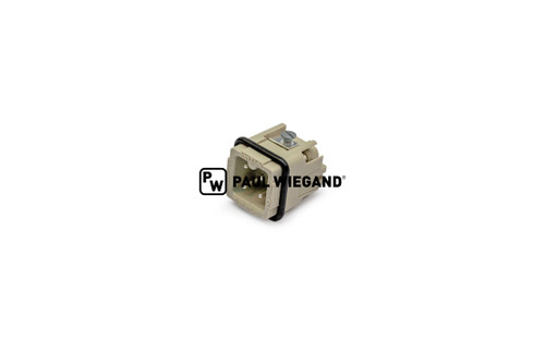 Stiftgehäuse Harting "Han A" 0,75-1,5 mm² 3-polig+PE gerade (93002292)