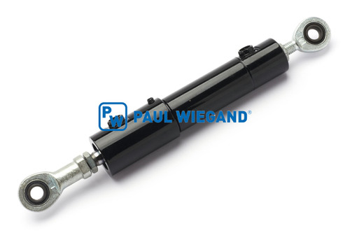 Hydraulikzylinder Bucher Municipal Citycat 5000 Stoßdämpfer Tellerbesen KD: 20 KS: 12 Hub: 75 EBM: 255 doppeltwirkend  (68044031)